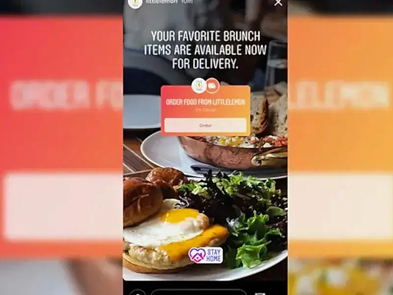 Instagram Üzerinden Yemek Siparişi Dönemi Başladı! Instagram Üzerinden Yemek Siparişi Dönemi Başladı!